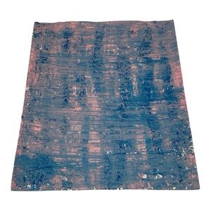 Abstract Blue and Pink textured Art Abstract Expressionism